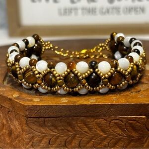 Gorgeous Artisan Handmade beaded bracelet